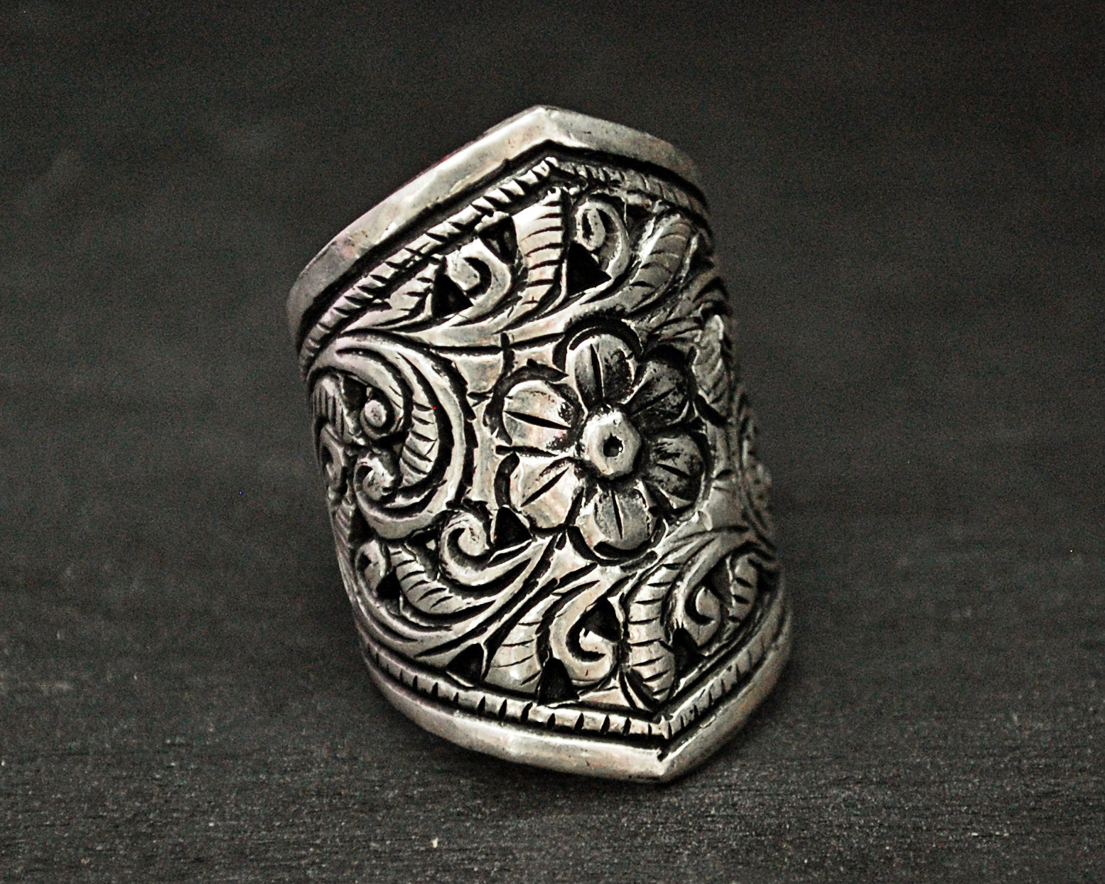 Ethnic Band Ring from India - Size 8+