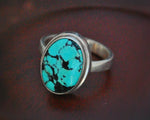 Ethnic Turquoise Ring - Size 6