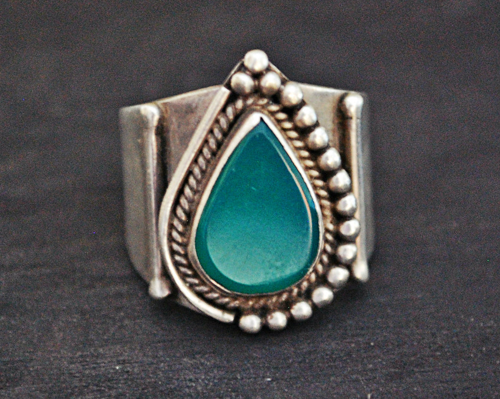 Ethnic Aventurine Ring - Size 9