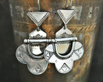 Hinged Tuareg Earrings with Carvings