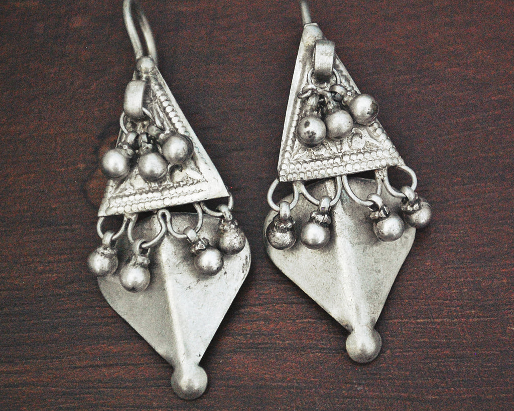 Tribal Rajasthani Silver Earrings