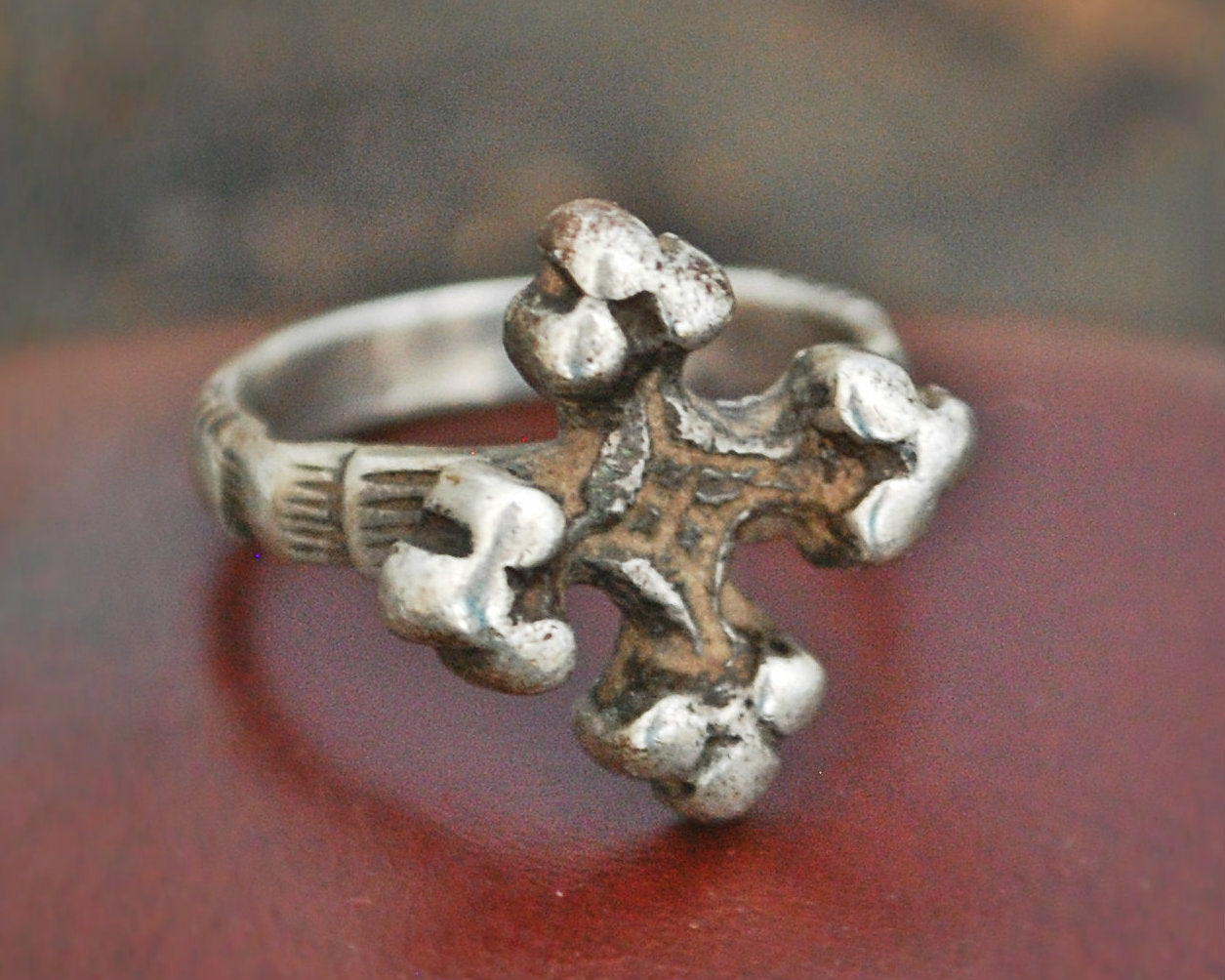 Old Berber Cross Ring - Size 6