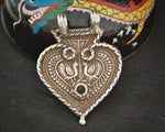 Rajasthani Silver Peacock Pendant