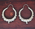 Ethnic Nepali Hoop Earrings - LARGE