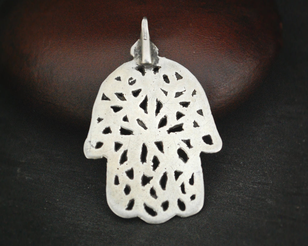 Antique Tunisian Hamsa Pendant