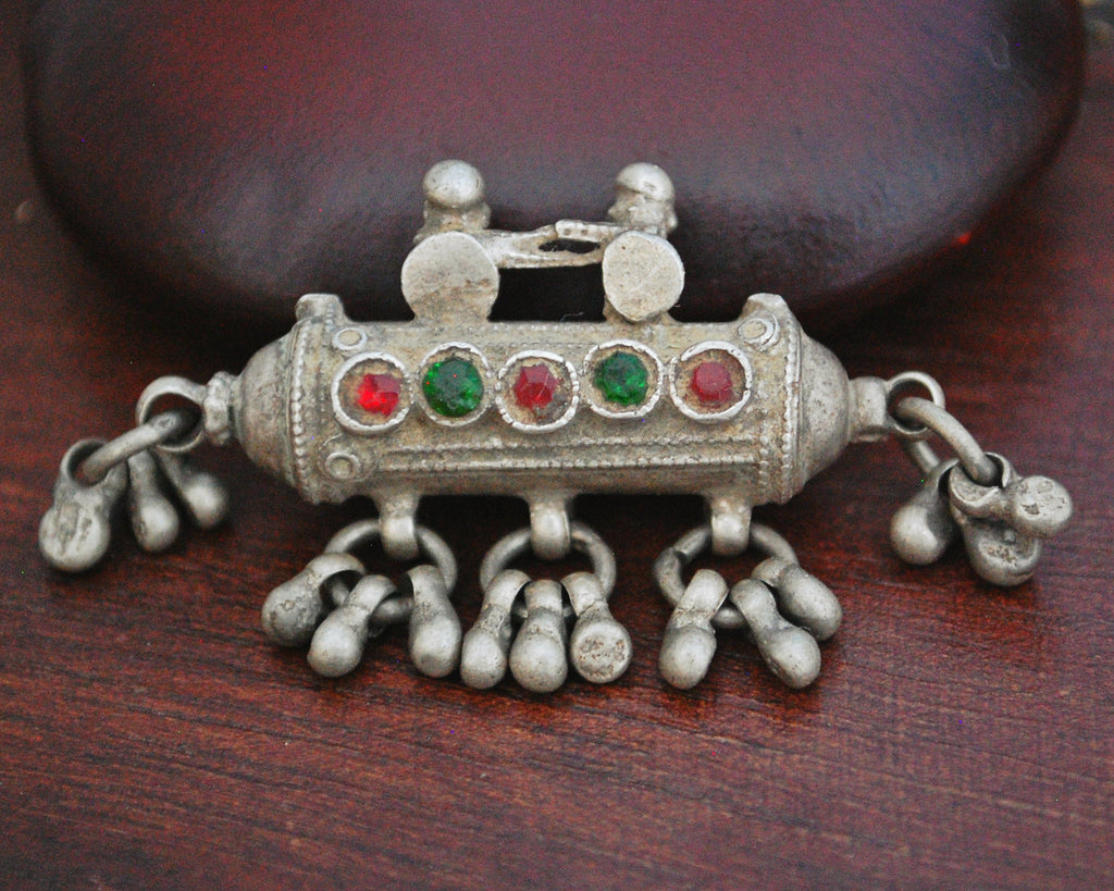 Rajasthani Tribal Silver Taviz Pendant