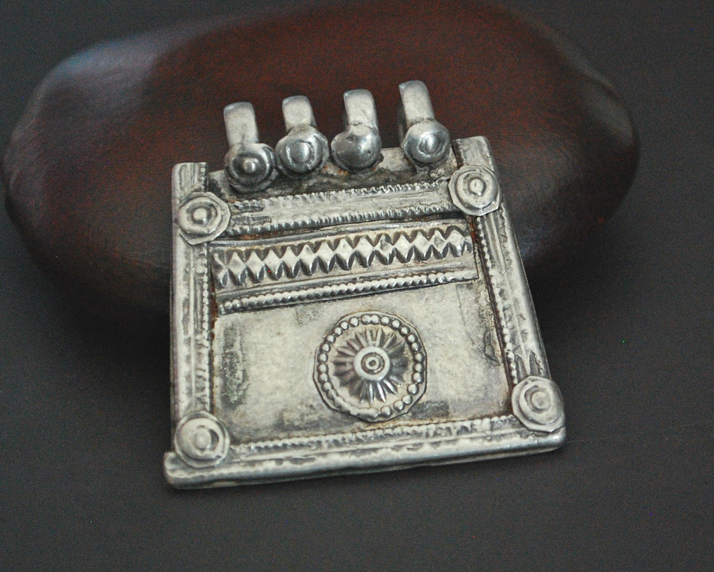 Antique Afghani Silver Pendant