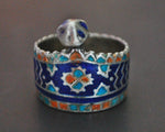 Multan Enamelled Thumb Ring - Size 9