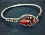 Berber Coral Cuff Bracelet