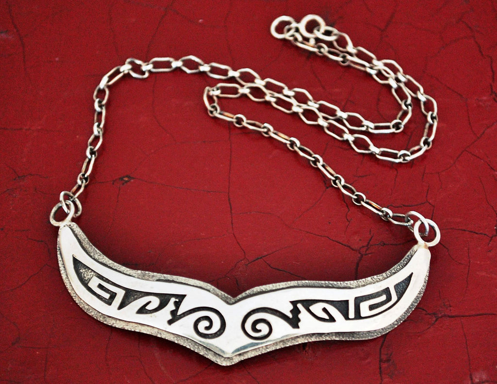 Hopi Sterling Silver Choker Necklace