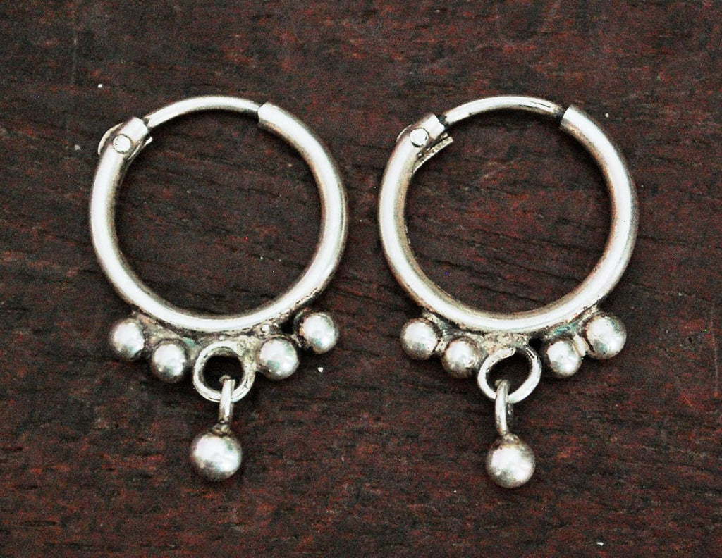 Rajasthani Hoop Earring with Bell - XS