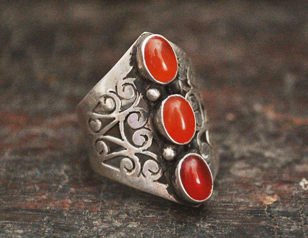 Indian Carnelian Ring - Size 8