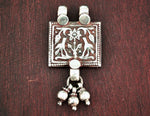 Rajasthani Silver Amulet with Bells