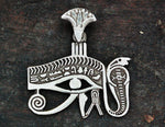 Eye of Horus Silver Amulet from Egypt