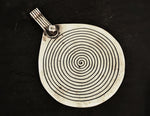 Huge Berber Spiral Pendant from Morocco