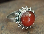 Ethnic Carnelian Ring - Size 9