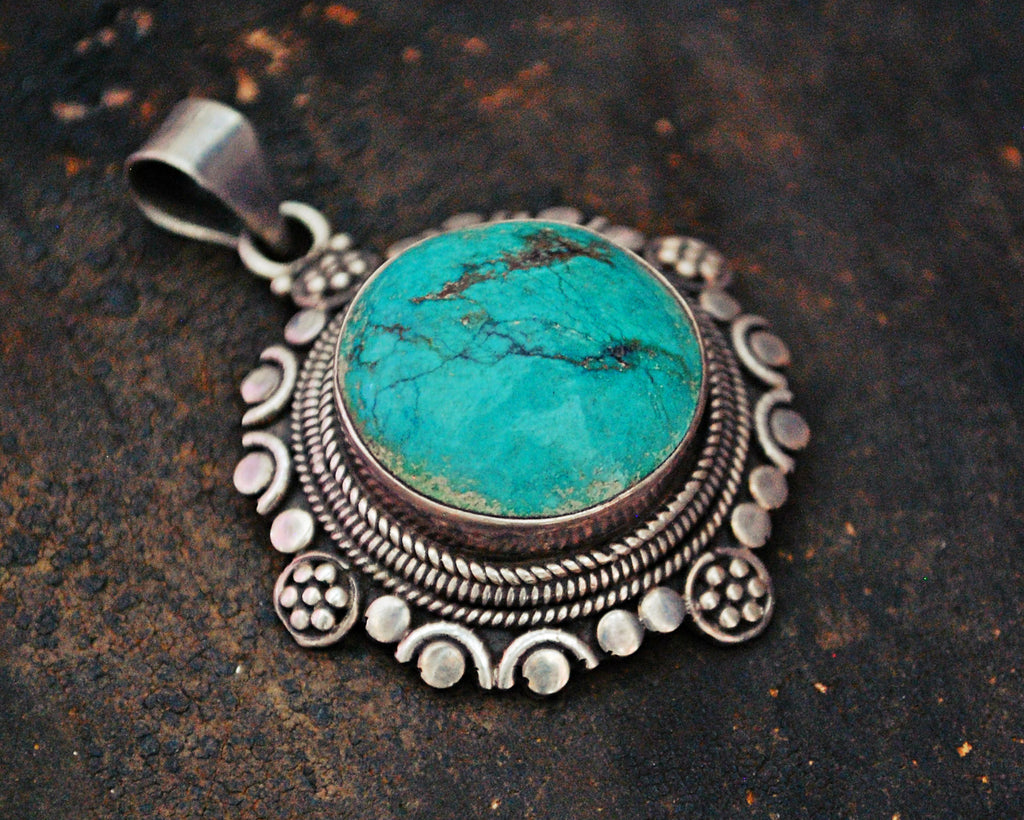 Turquoise Pendant from India