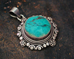 Turquoise Pendant from India