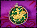 Indian Painting Bhumiya Raj Pendant Amulet