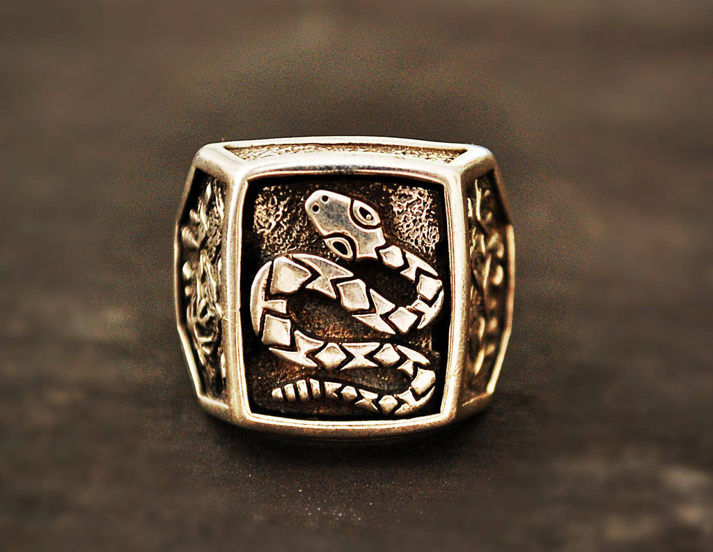 Native American Snake Ring - Size 10 1/2 - Snake Ring