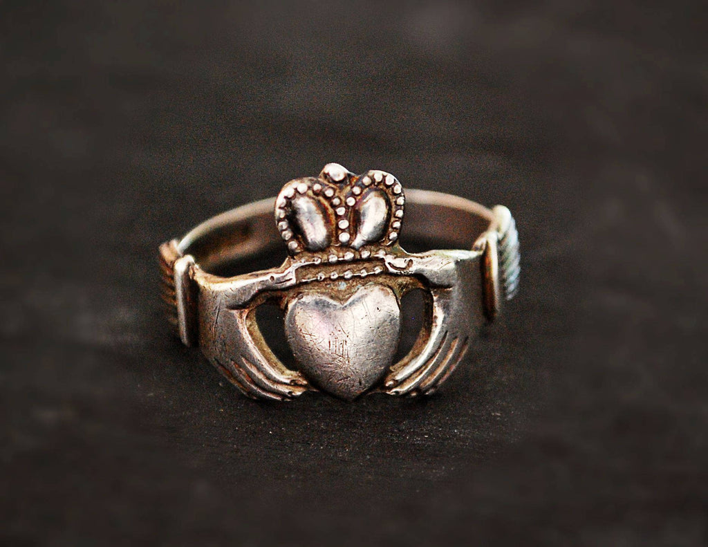 Claddagh Ring - Size 10 - Engagement Ring - Sweetheart Ring