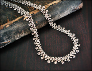 Rajasthani Silver Necklace - Indian Silver Necklace - Rajasthani Jewelry - Indian Necklace - Indian Jewelry