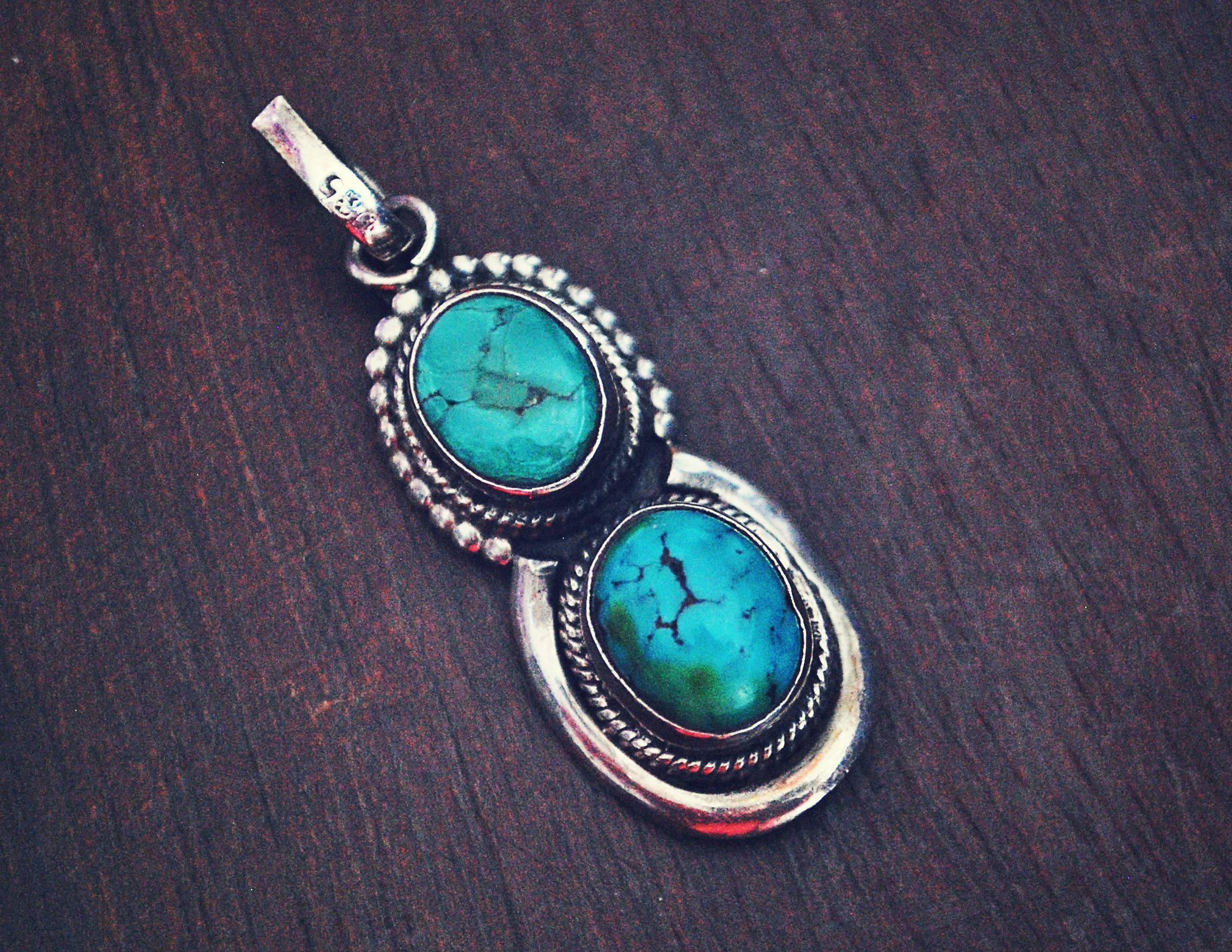 Turquoise Pendant from India