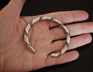 Navajo Twisted Cuff Bracelet - Native American Twisted Sterling Silver Cuff Bracelet