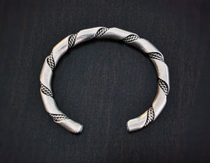 Navajo Twisted Cuff Bracelet - Native American Twisted Sterling Silver Cuff Bracelet