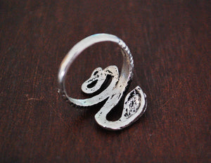 Snake Ring - Size 8 - Sterling Silver Snake Ring