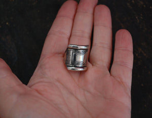 Tuareg Ring - Size 6 - Tuareg Jewelry - Tuareg Ring - Ethnic Silver Ring - Tribal Silver Ring