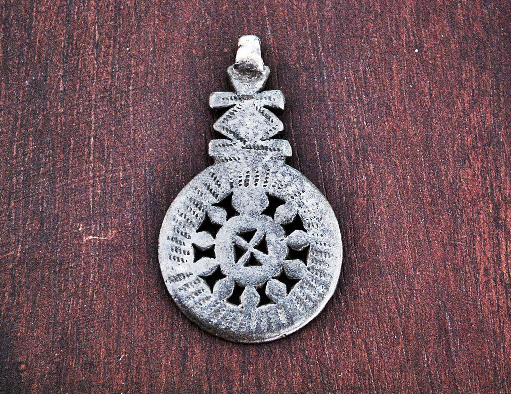 Antique Ethiopian Coptic Cross Amulet