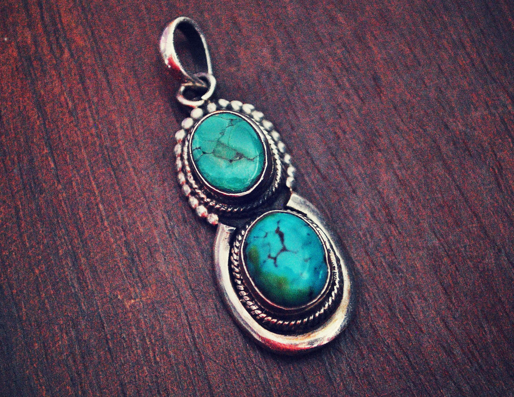 Turquoise Pendant from India