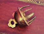 Antique Indian Brass Bell - Rustic Brass Bell for Home Decor