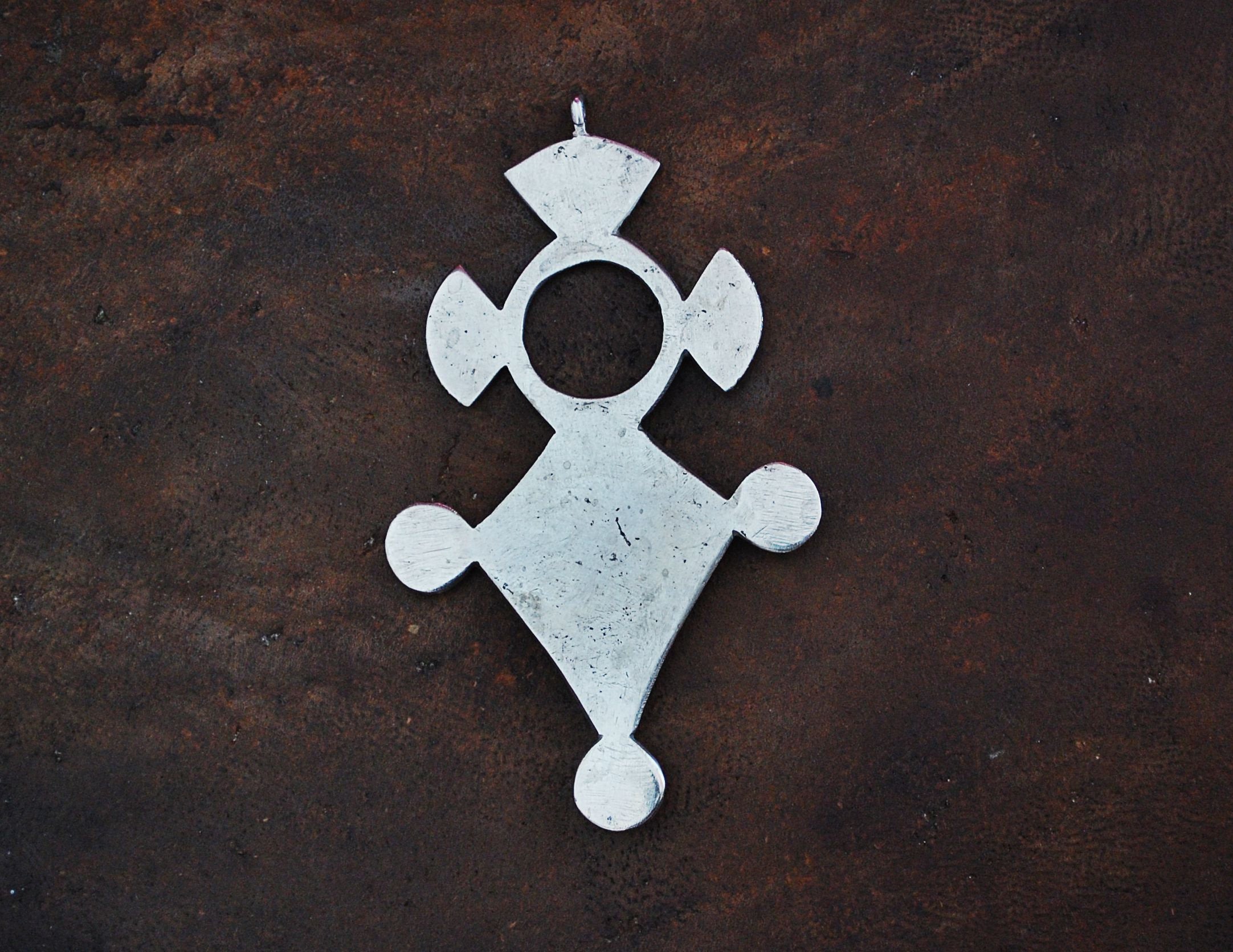 Tuareg Silver Cross Pendant - Tuareg Jewelry